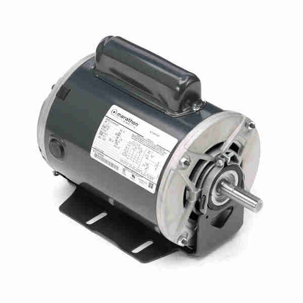 Marathon 1/3 Hp General Purpose Motor, 1 Phase, 1200 Rpm, C1258 C1258